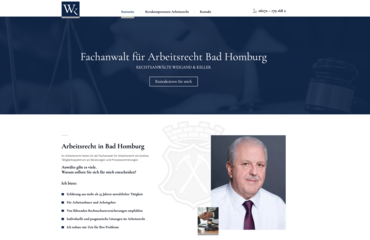 Webdesign Fachanwalt Arbeitsrecht Bad Homburg