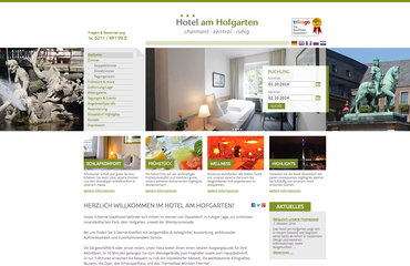 Webdesign Hotel am Hofgarten