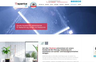 Webdesign Meisterbetrieb Spanke Haustechnik