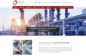 Webdesign Industrie Dichtungsservice