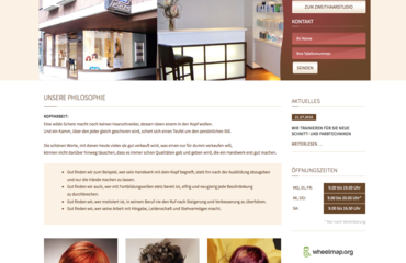 Webdesign Coiffeur Peters