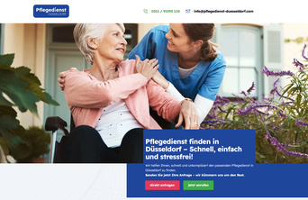 Webdesign Pflegedienst Düsseldorf