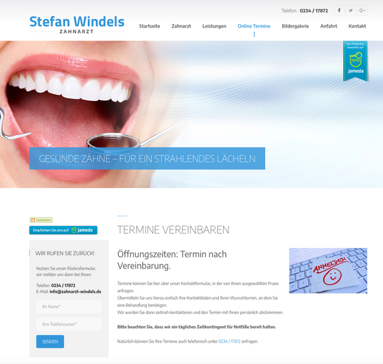 www.zahnarzt-windels.de