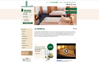 Webdesign Hotel Residenz