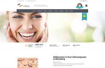 Webdesign Rheinberg Zahnarztpraxis